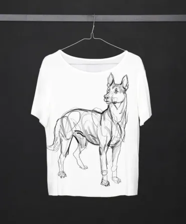 Футболка женская с принтом 44 Белая 2634325556 Днепр