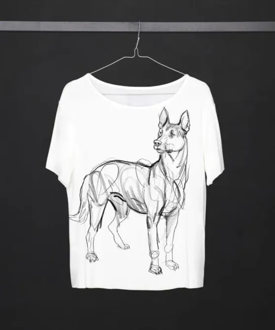 Футболка женская с принтом 44 Белая 2634325556 Днепр - изображение 1