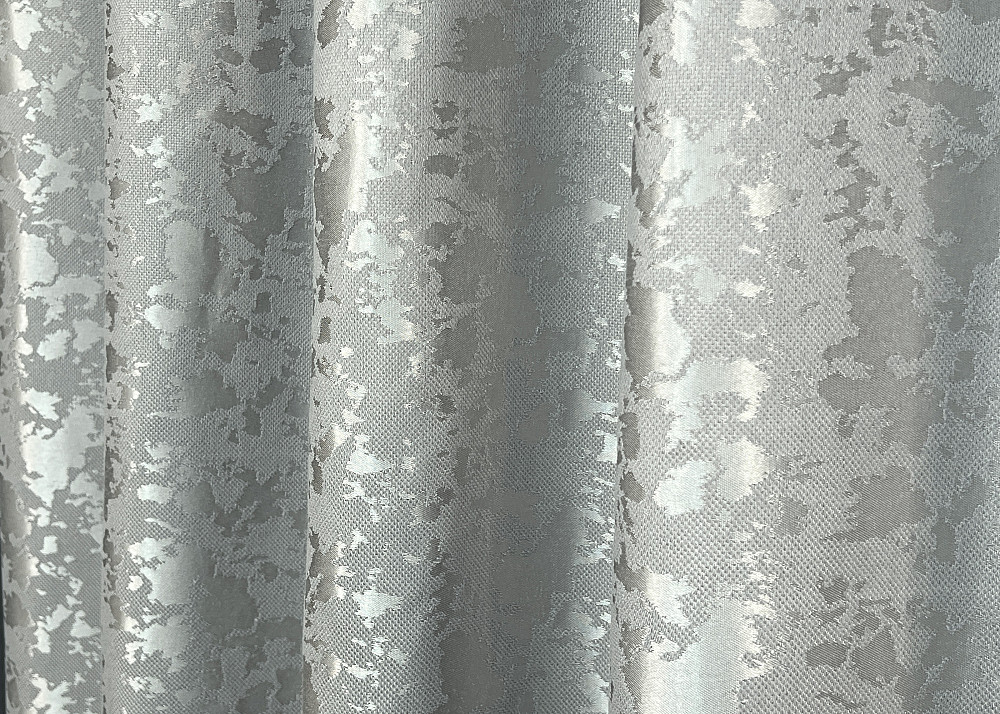 Комплект штор на люверсах VR-Textil Льон мармур Pavliani ХО № 1911ш Світло-сірий 150х250 см 2 шт (37-0322) Київ - фото 8