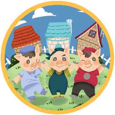 Интерактивная игрушка Ambo Funtamin Аудиосказка с проектором Трое поросят (AF6339TP) Винница