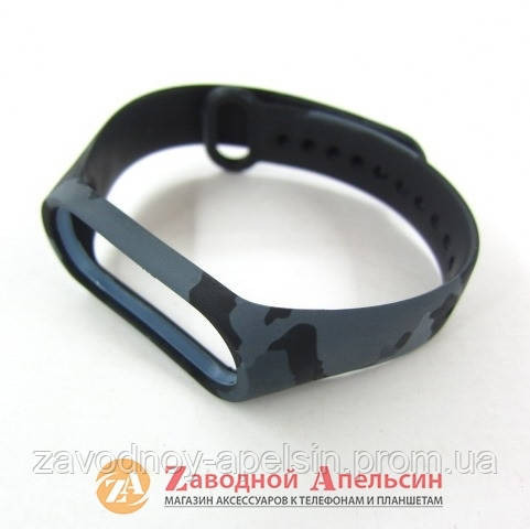 Ремешок фитнес трекера Xiaomi Mi Band 3 \ 4 милитари Одеса - фото 2