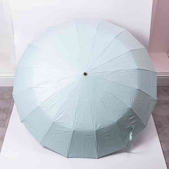 Yiwu Парасолька механічна з принтом надійна з поліестеру діаметр 99 см Блакитна HP-23-3BL Коломыя