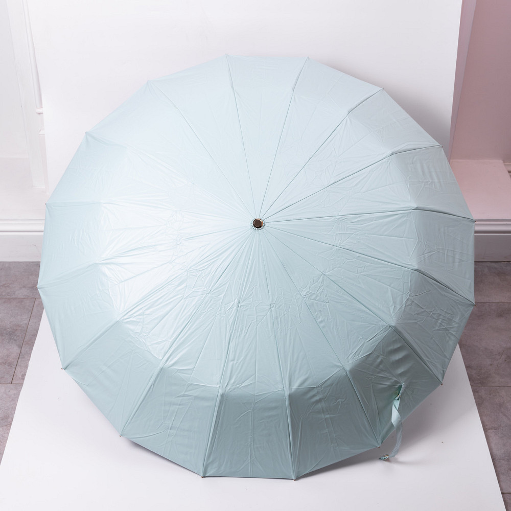 Yiwu Парасолька механічна з принтом надійна з поліестеру діаметр 99 см Блакитна HP-23-3BL Коломыя - изображение 1