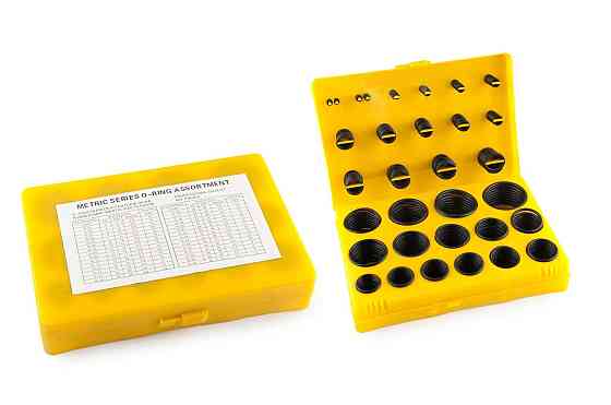 Кільця ущільнювальні маслобензостійкі (комплект 382 шт, 3-45 мм) Мукачево