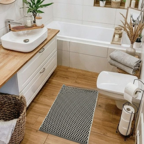 Килимок для підлоги СОМА 50x80 TM Dariana чорний Житомир