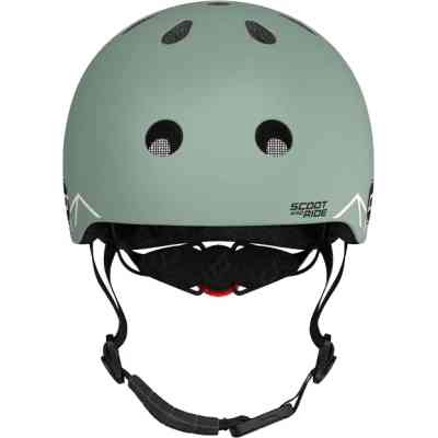 Шлем Scoot&Ride 45-51см, зеленый, с фонариком (SR-181206-GREENLINES) Винница