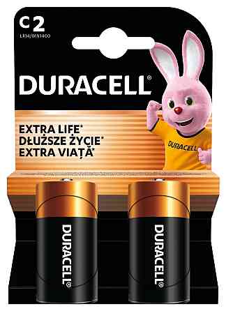 Лужні батарейки Duracell C, 2 шт. (6409660) Київ