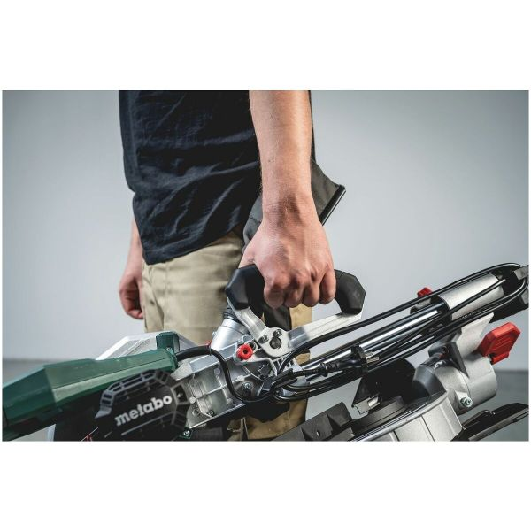 Потужна торцювальна пила Metabo KGS 254 M New : 1.8 кВт, диск 254 мм х 30 мм, 613254000 Київ - фото 9