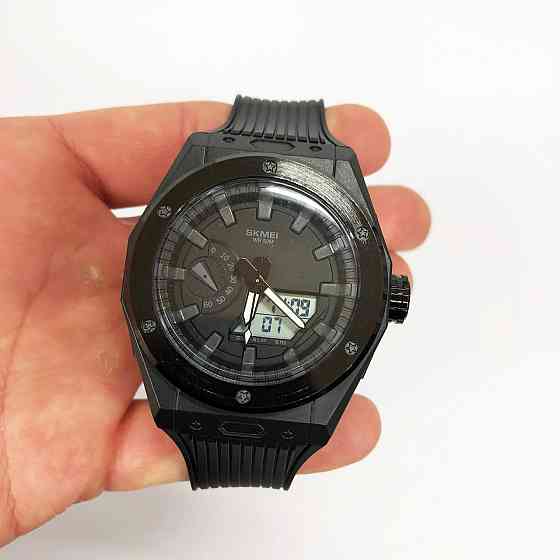 Надійні чоловічі наручні годинники SKMEI 2103BKWT, Водонепроникні чоловічі годинники SM-37 Івано-Франківськ