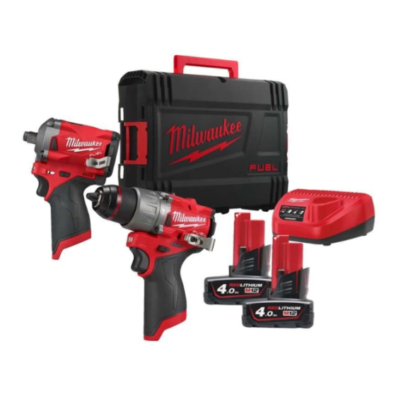 Професійний набір акумуляторного інструменту Milwaukee  M12 FPP2H2-402X : шурупокрут, гайкокрут Київ