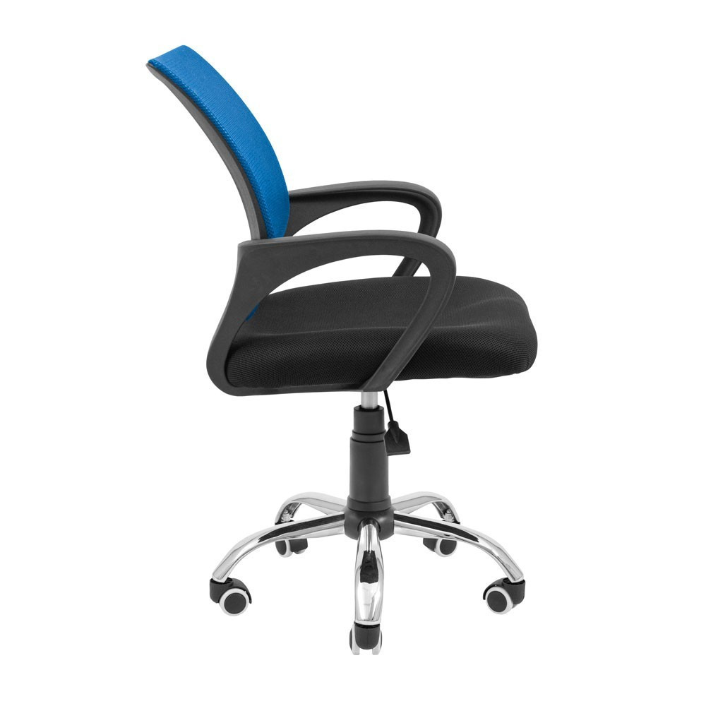 Офисное кресло руководителя Richman Spider Piastra Хром Черно-синий Днепр - изображение 3