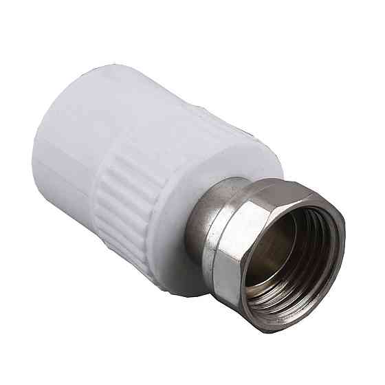 Муфта з накидною гайкою Kalde PPR ф25х3/4 (білий) 12084 (000017885) Київ