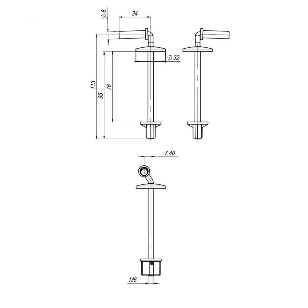 Крепление к сиденью SoloPlast СУ-6М .10.ЗП метал (000027662) Киев - изображение 3