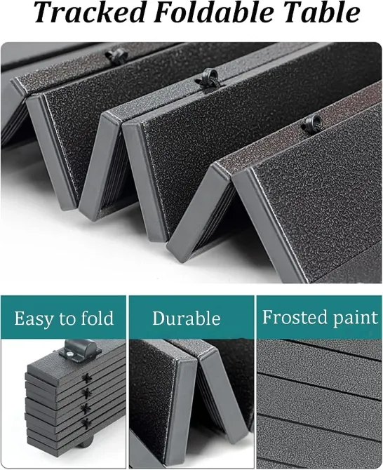 Стол + 2 стула STD-02 стол складной прямоугольный коричневый,(Д530*Ш550*В500мм), стулья металл+ткань (40*40*35), сумка Коломия - фото 3