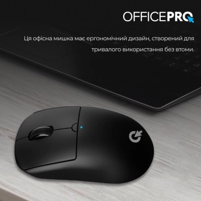 Мышка OfficePro M307B Silent Click Wireless/Bluetooth Black (M307B) Винница - изображение 3