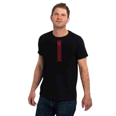 Футболка Sol's Regent Вишиванка стрічкою чорний M (11380309/312M) Вінниця