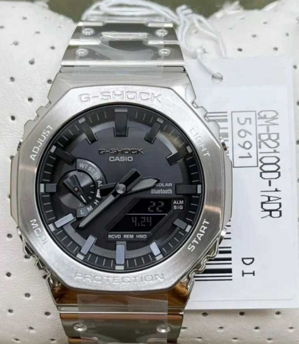 Мужские наручные часы Casio GM-B2100 Silver. Киев - изображение 6