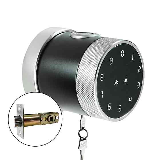 Розумний біометричний замок зі сканером відбитка пальця Livolo коричневий (VL-SHL002-S) Коломия