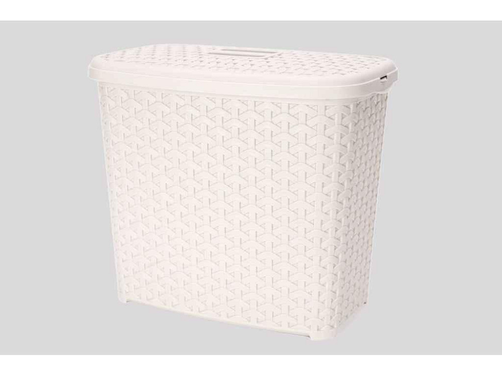 Корзина с крышкой 6л 170 x 280 x 230мм молочная ТМ DIOMEDEA Киев - изображение 1