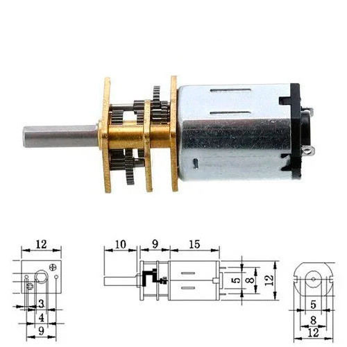 Планетарный мотор-редуктор 12GAN20 для роботов и DIY Киев - изображение 6