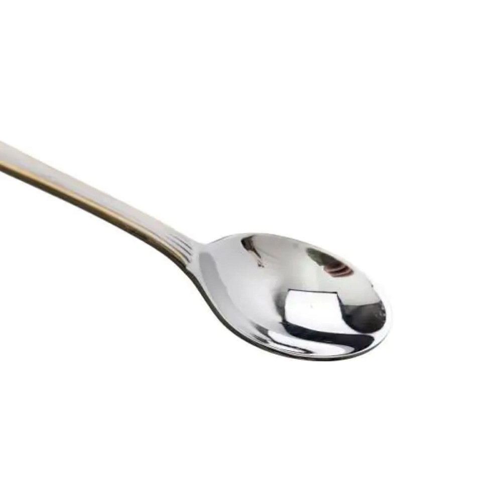 Набор чайных ложек 6 шт с золотой обводкой Киев - изображение 3