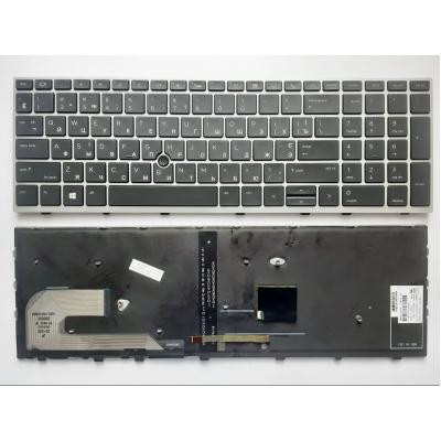 Клавиатура ноутбука HP EliteBook 850/755/ZBook15u G5 черн/серебр/подсв (A46131) Винница - изображение 1