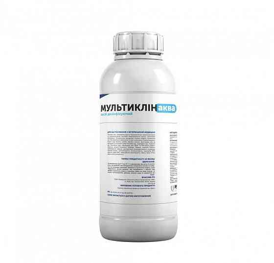 Комплексний миючо-дезінфікуючий засіб Мультиклін Аква 1 л, ЗВК Вінниця