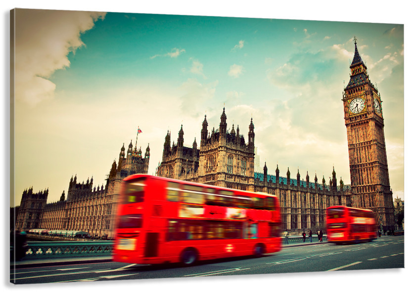 Картина холст в гостиную / спальню  Лондон    MLP_89 50x100 см Киев - изображение 1
