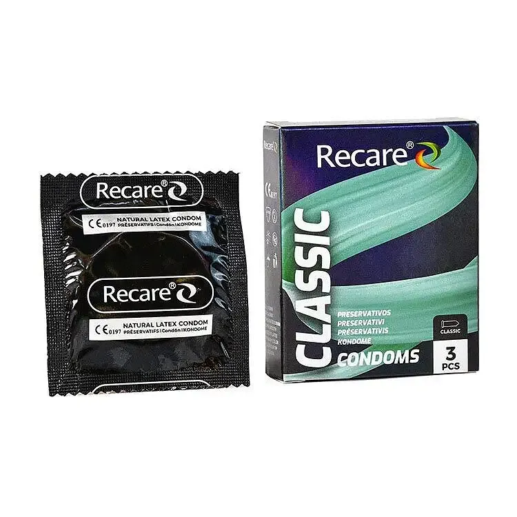 Презервативи Holographic Recare Classic Condoms 3 шт, класичні Львов - изображение 1
