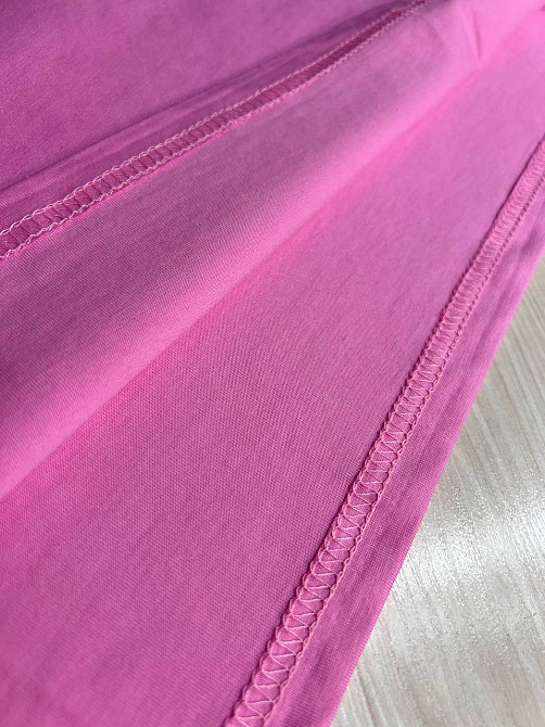 Футболка женская A-N 2396 оверсайз с мишкой и блестками, розовый, one size Киев - изображение 8