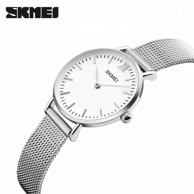Женские ультратонкие часы Skmei 1185 (Серебристый) Винница - изображение 4