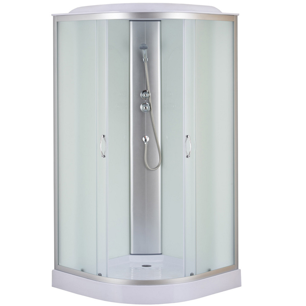 Душовий бокс напівкруглий WISLOK L90FFS (L90F) BRAVO (3уп.) Київ - фото 1