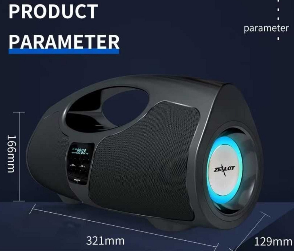 Бездротова Bluetooth колонка з КАРАОКЕ від всесвітньо відомого бренду ZEALOT. Киев - изображение 3