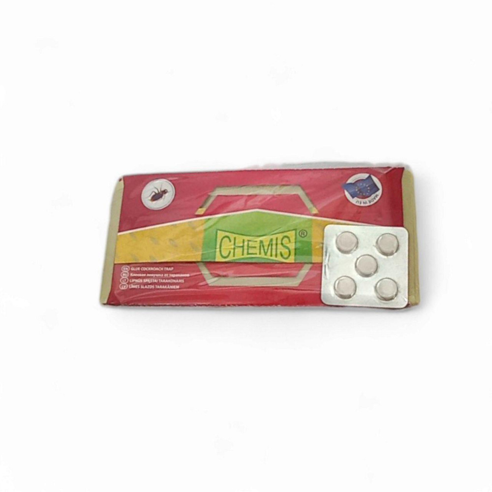 Клейова пастка-будиночок від тарганів Chemis із принадою 5 шт — Euroimpex Польща, безпечний засіб Харків - фото 4