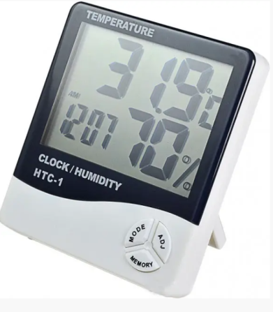 Цифровой термометр-гигрометр HTC-1 с измерением температуры -50 до +70°C и влажности 10-99%, точный  Одесса - изображение 7