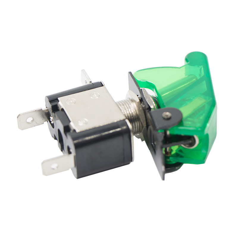 Зеленый тумблер питания с LED подсветкой 12В 20А Киев - изображение 3