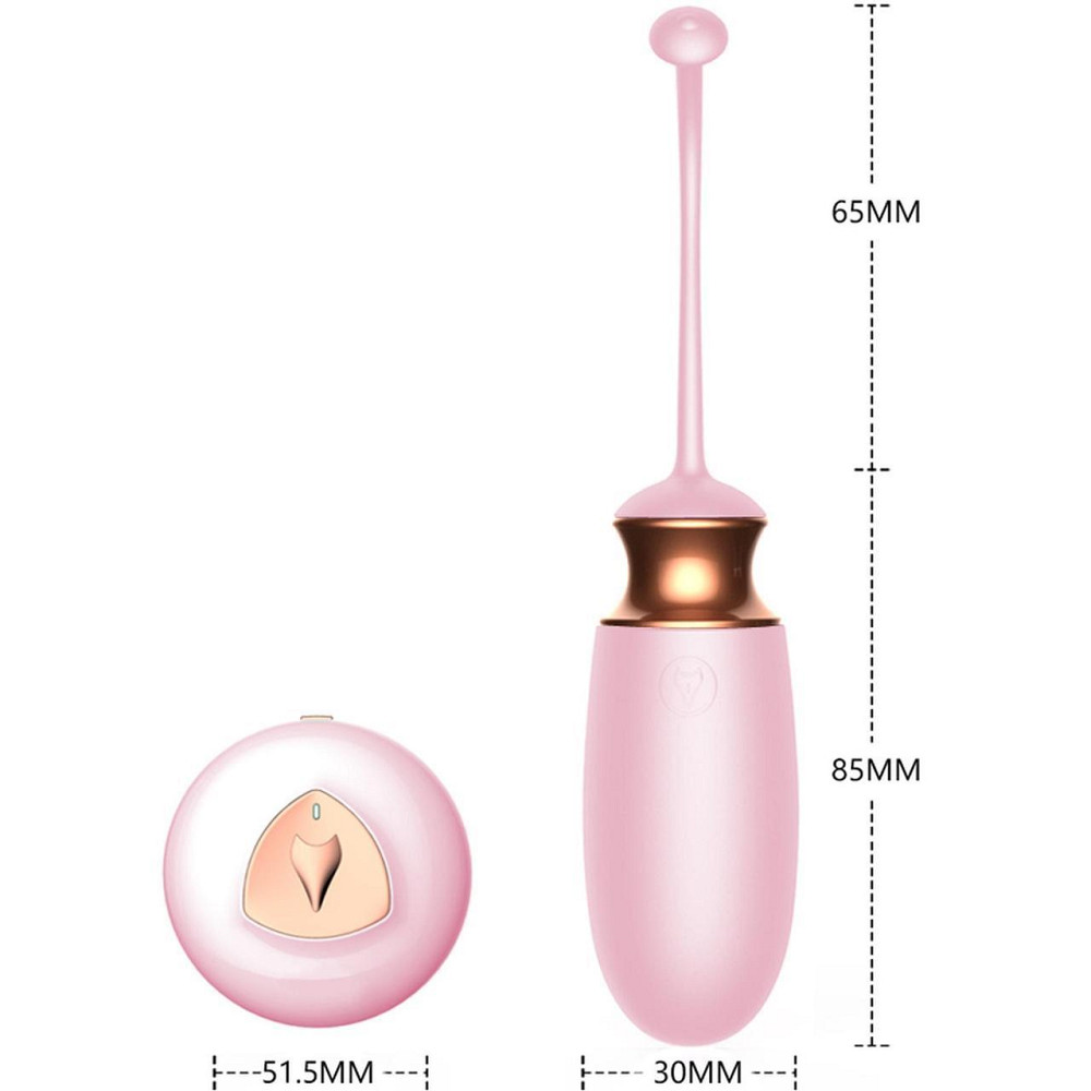 Виброяйцо - Vibrating Silicone Love Egg Pink, USB, 10 Function, Heating, Voice Control Sex Aura Киев - изображение 7