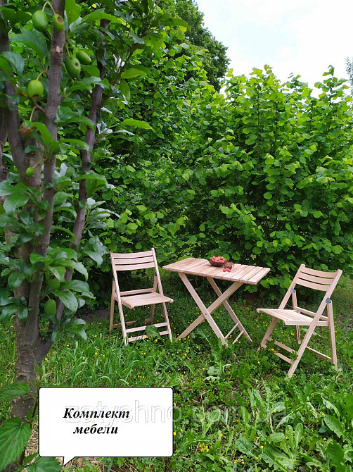 Дерев'яні меблі складні |  Меблі з буку дерев'яні |Меблі на кухню натуральна Київ - фото 1