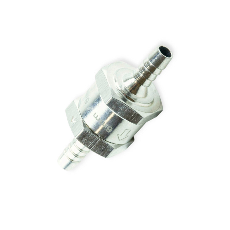 Клапан обернений d= 6 (алюміній) паливний Мукачево - фото 1