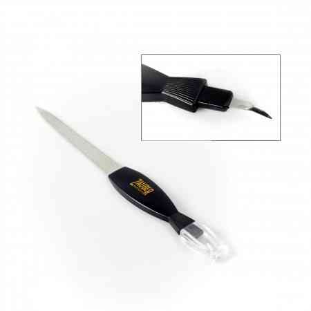 Пилка для ногтей металлическая + нож для кутикулы Zauber 2в1 190 мм. Запорожье