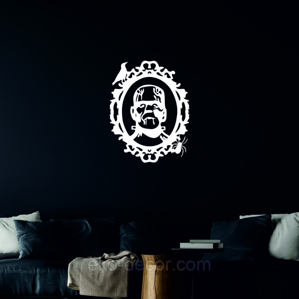 Декоративное настенное Панно «Франкенштейн», Декор на стену 110*86 см, Белый Киев - изображение 4