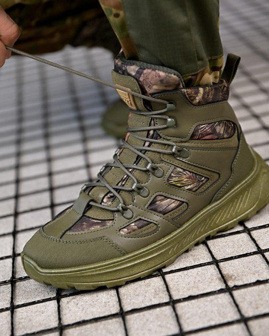 Міські мілітарі черевики DEMER олива ПП7866 Одеса - фото 2