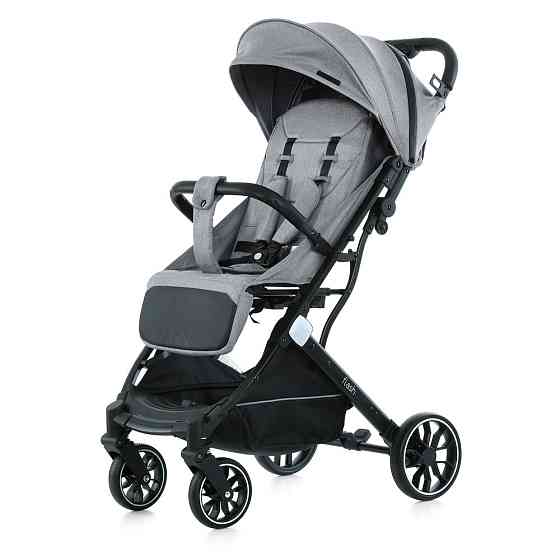 Коляска дитяча FLASH Silver Gray прогулянкова з чохлом на ніжки Сіра (M 5727-1) Чернігів