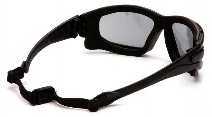 Окуляри захисні з ущільнювачем Pyramex i-Force Slim (gray) Anti-Fog, чорні Запоріжжя - фото 4