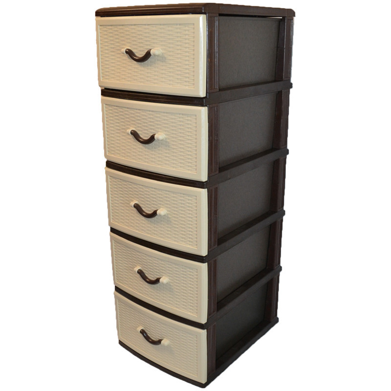 Комод пластиковий Style (Стиль) 5 ящиків 48х38х109 Одеса - фото 2