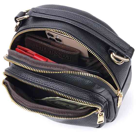 Стильна жіноча сумка Vintage 20688 Чорний Київ