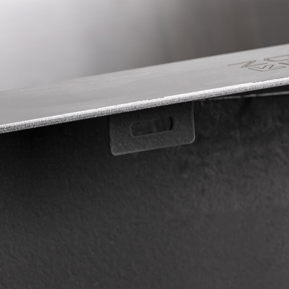 Мийка для кухні інтегрована Lidz Handmade H5050 (LDH5050BRU35375) Brushed Steel 3,0/1,0 мм Київ - фото 17