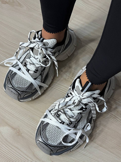 Кроссовки женские B-lncga 1001-6 3XL шнуровка комбинированные серые, 41, 25,5 см Киев - изображение 11