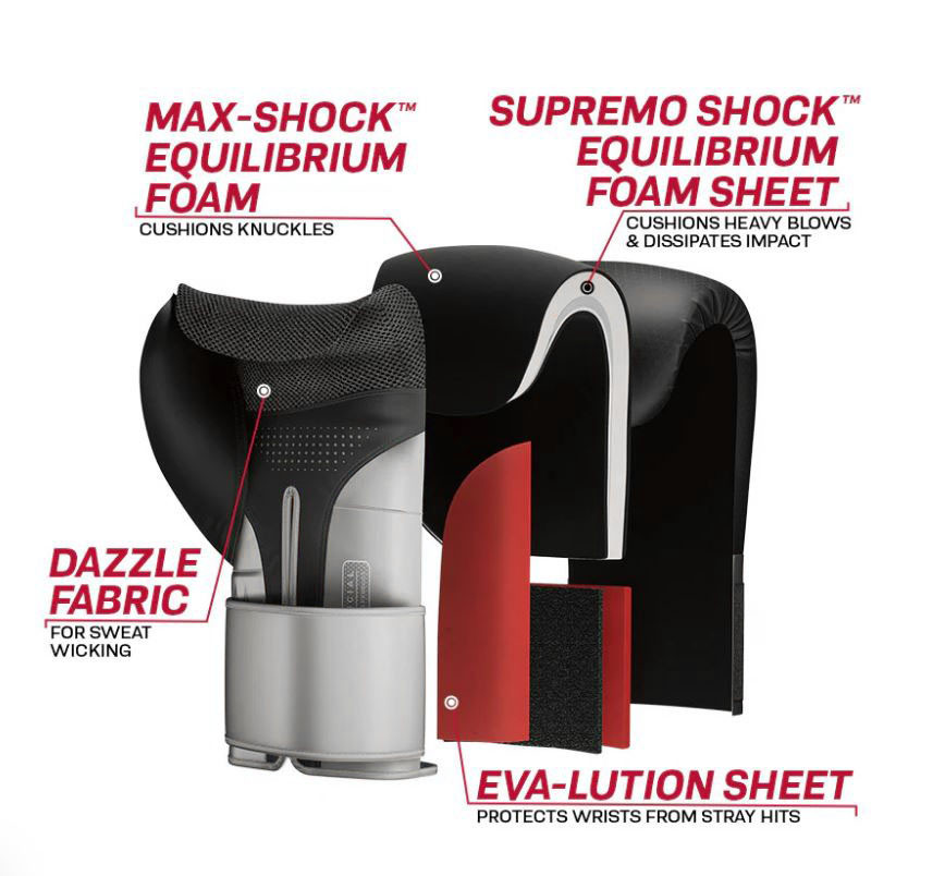 Боксерські рукавички RDX L2 Mark Pro Silver 12 ун. Каменское - изображение 10