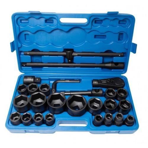 Набір головок ударних 26 пр. 3/4&quot; (17-50мм), 1&quot;(55-65мм) Alloid ГУ-6026К Вінниця - фото 1